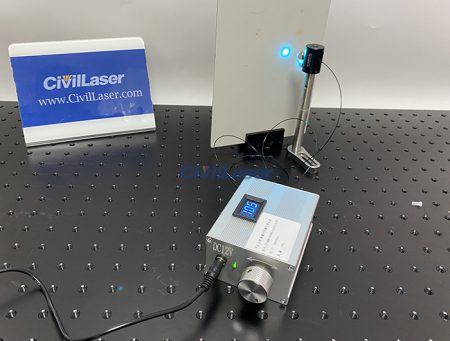 488nm 25mW 3.5μm Fiber Laser With Adjustable Drive